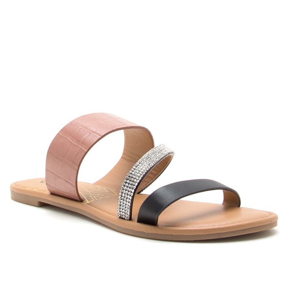 Three Band Bling Sandals (Sale Everything Must Go) - Picture 1 of 1